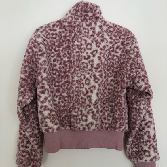 LSpace Pink Cheetah Print Zip Jackets // NWOT - Picture 4 of 4